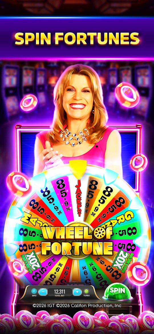Spin Fortunes — the Wheel of Fortune bonus wheel in POP! Slots